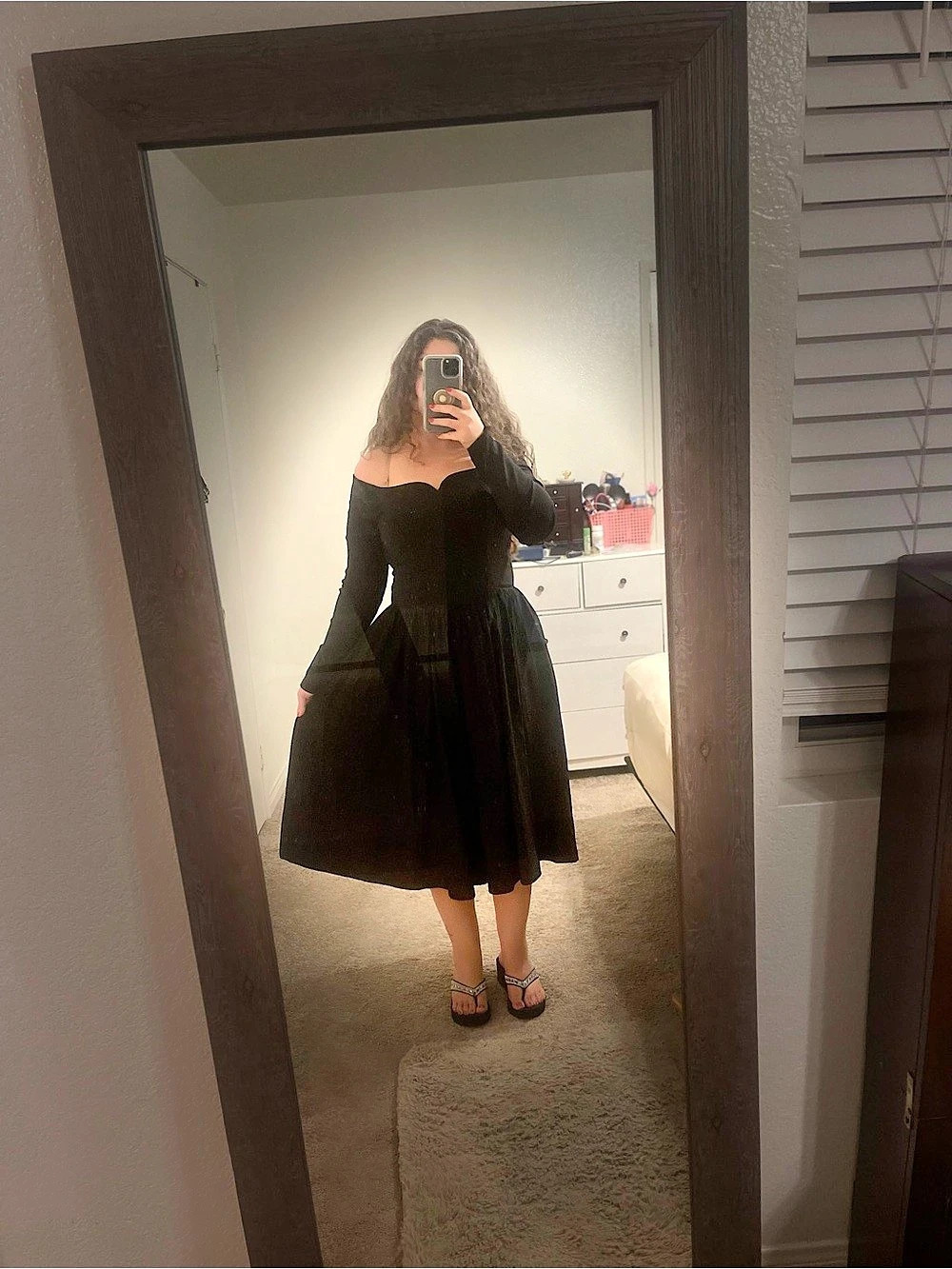 Unique Vintage Ava Dress Black Sweetheart Midi Dress Size Medium NWT